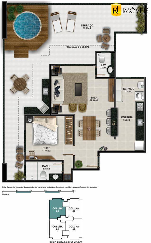 Apartamento à venda com 2 quartos, 105m² - Foto 36