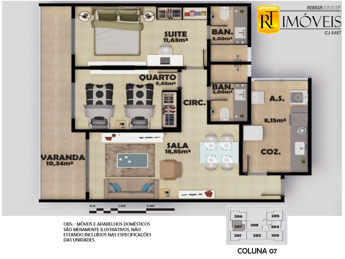 Apartamento à venda com 2 quartos, 74m² - Foto 81