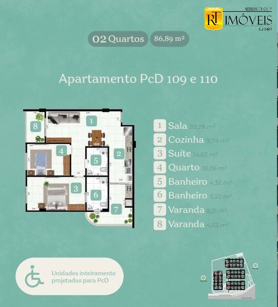 Apartamento à venda com 1 quarto, 64m² - Foto 24