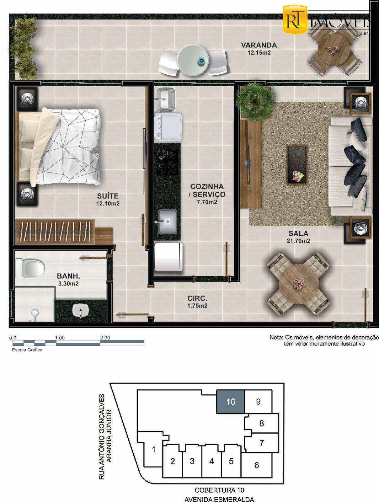 Apartamento à venda com 1 quarto, 53m² - Foto 38