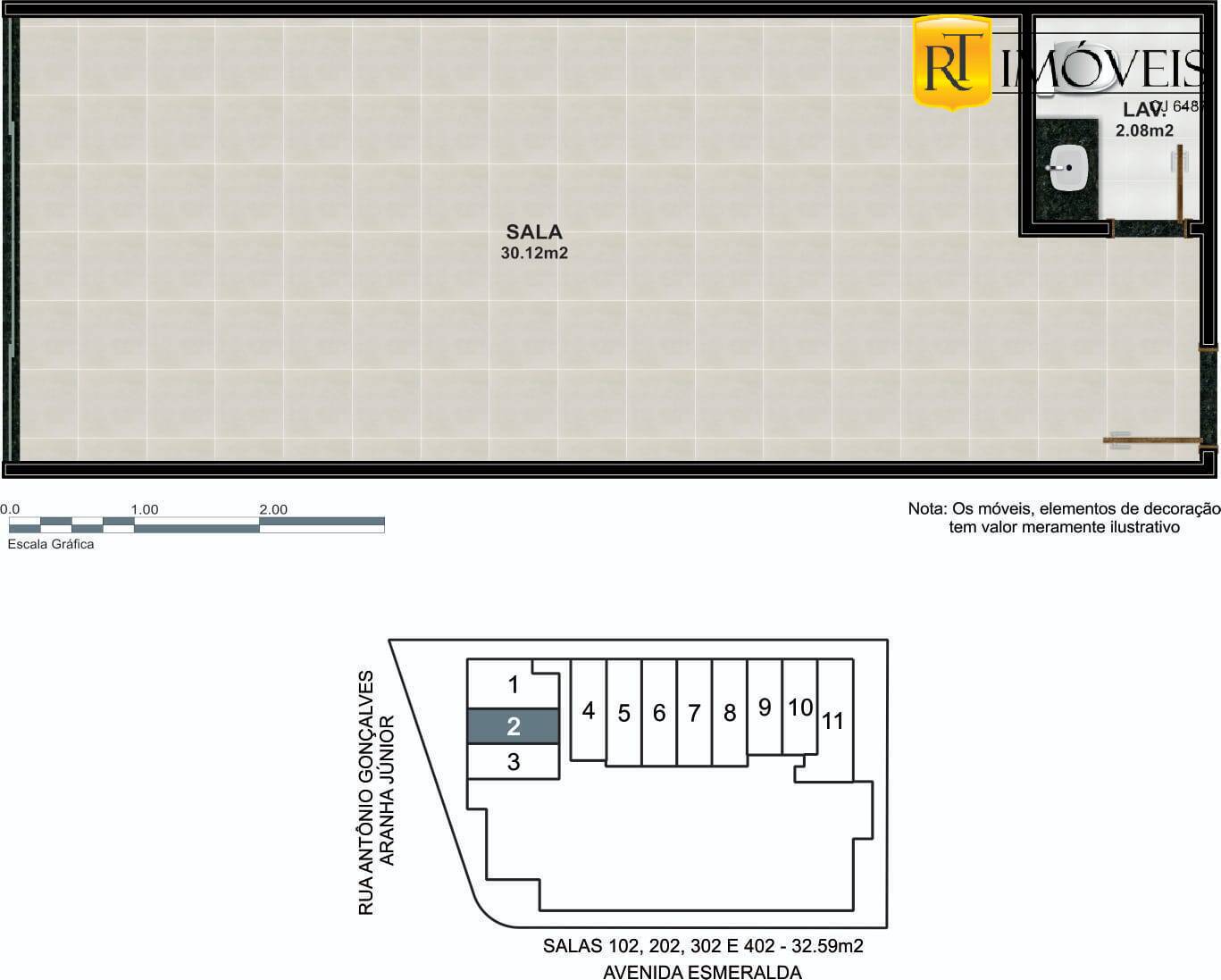 Apartamento à venda com 1 quarto, 53m² - Foto 44