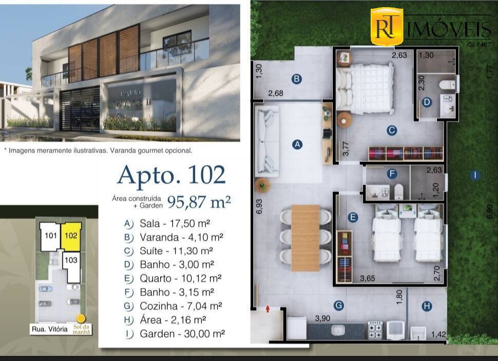 Apartamento à venda com 2 quartos, 64m² - Foto 19